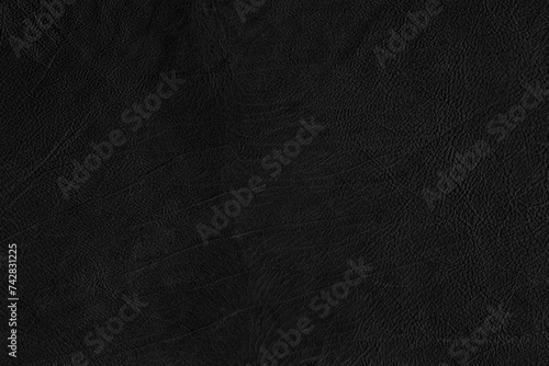 Black calf leather texture. The skin is bovine. Relief skin texture