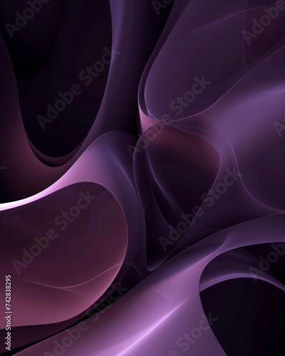 Minimalist dark purple and black abstract background