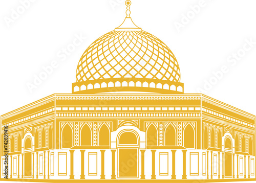 Al aqsa mosque outline
