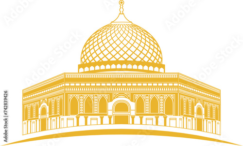 Al aqsa mosque outline