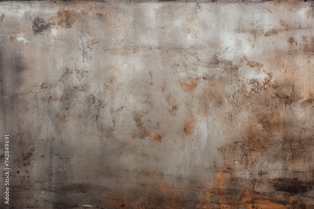 Rugged Polished Old Metal Texture with Panels, Decays and Scratches for Steel or Aluminium
