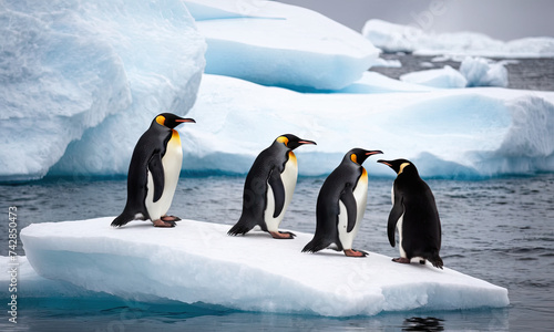 emperor penguin in polar regions