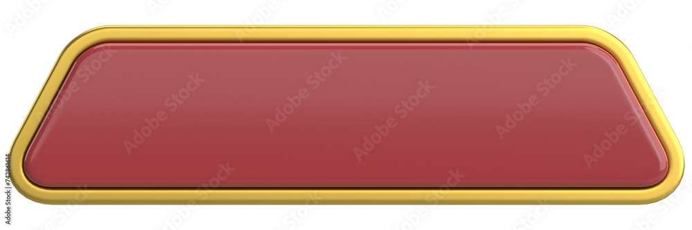 3D button. Empty button. 3D illustration. 3D button. Empty button. 3D illustration.