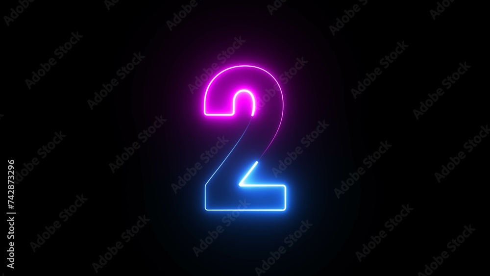 Abstract beautiful glowing neon text number illustration background. Abstract beautiful glowing neon text number illustration background.