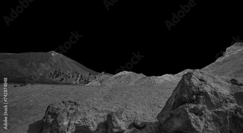 Bild auf Leinwand Moon