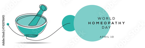 World Homeopathy Day, held on 10 April.