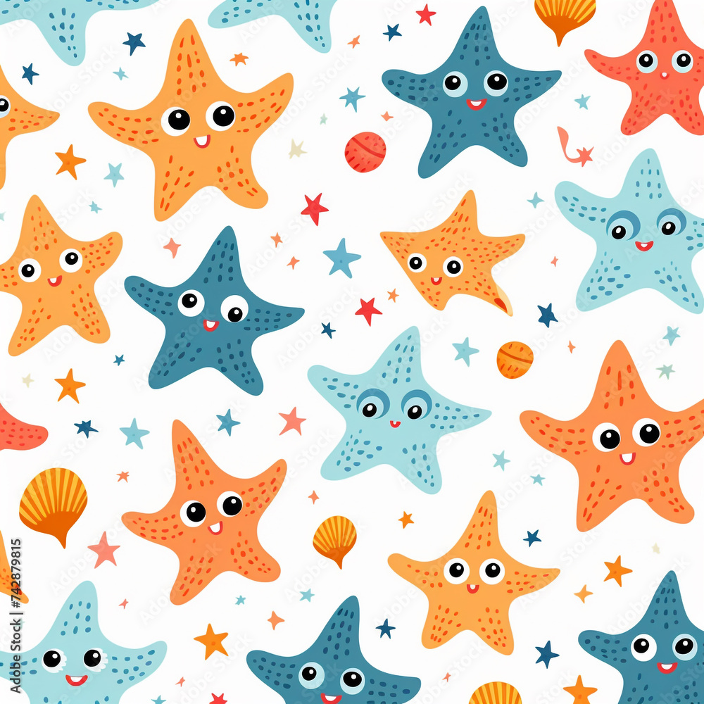 Seamless pattern fish Seamless pattern fish