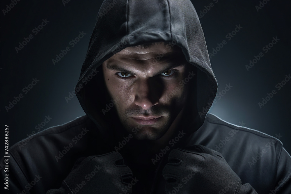 Boxing club gym for boxers training athletic conceptual Generative AI image Boxing club gym for boxers training athletic conceptual Generative AI image