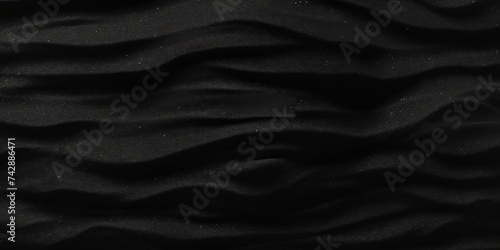 black sand textured, blach  grunge  wave textured background photo