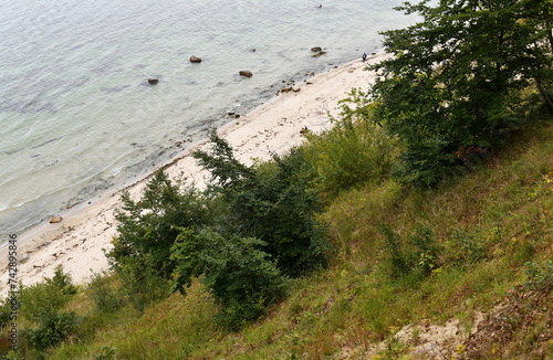 Steilküste am Nordpferd bei Göhren, Insel Rügen, Deutschland photo