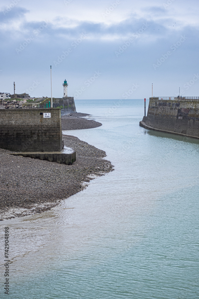 Fototapeta premium Le Port de Saint Valery en Caux