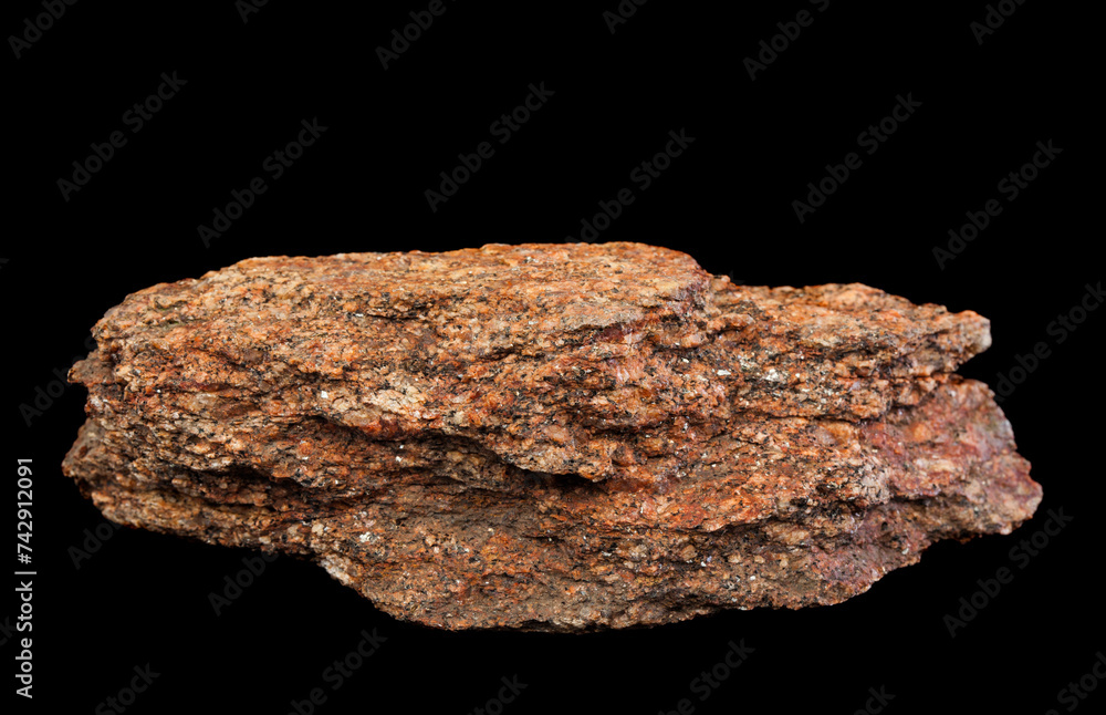 Stone isolated on a black background. Stone isolated on a black background.