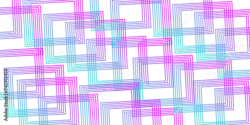 Vector diagonal striped line pink and blue minimal round lines abstract background. Diagonal carve wave line seamless pattern desing.