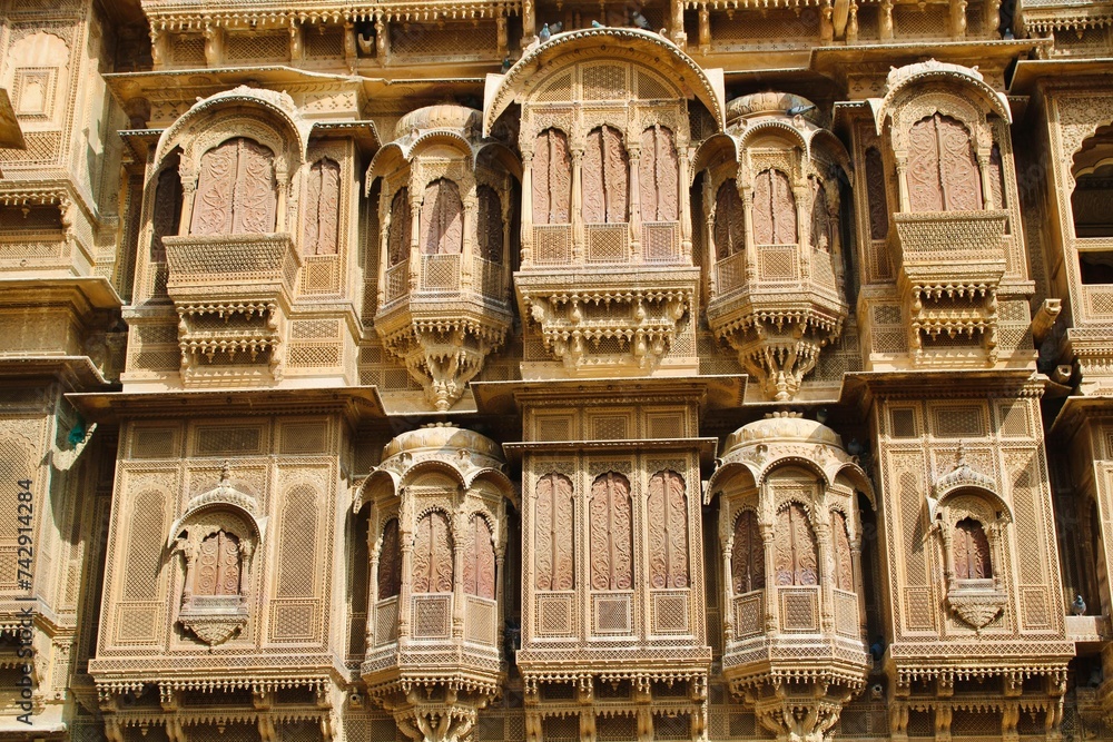 Jaisalmer Fort in Rajasthan, India, during a stunning sunrise