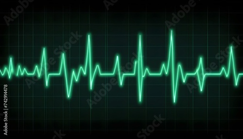 heart beat on monitor