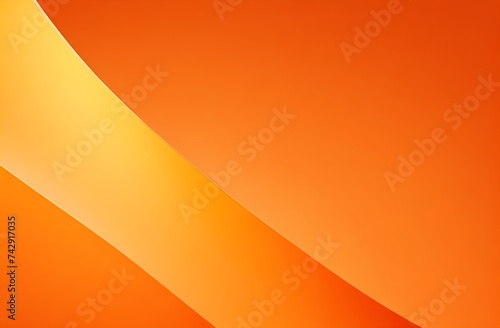 The orange gradient color abstract background of smooth lines wallpaper 