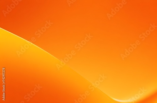 The orange gradient color abstract background of smooth lines wallpaper
