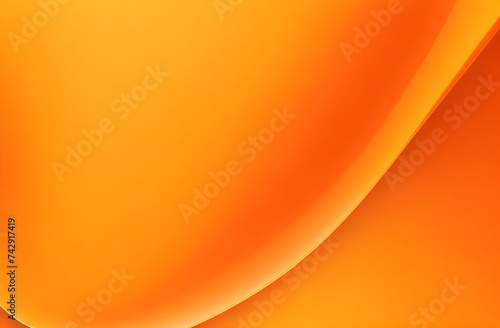 The orange gradient color abstract background of smooth lines wallpaper
