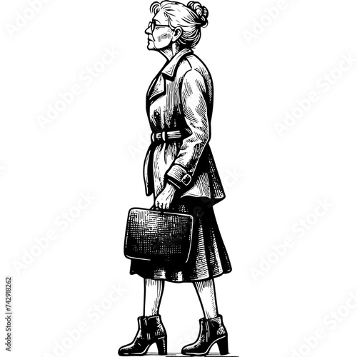 Old Woman With Purse