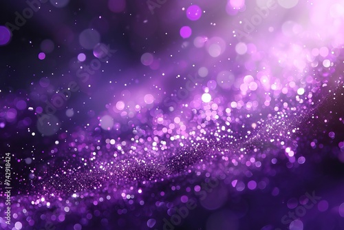 Purple violet abstract background with sparkles and shimmers