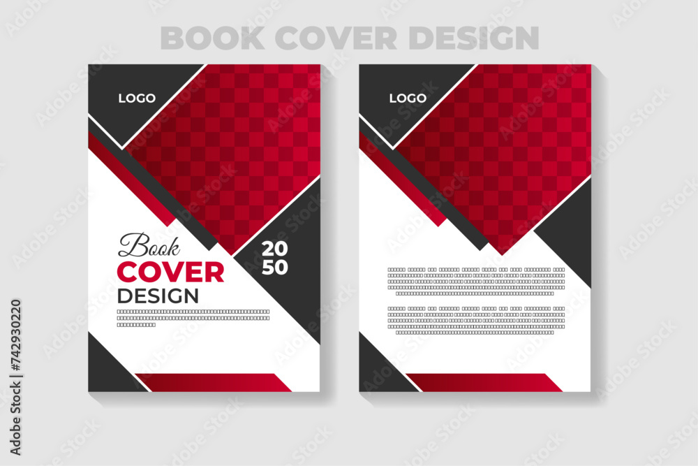 Vector marketing business print book cover template