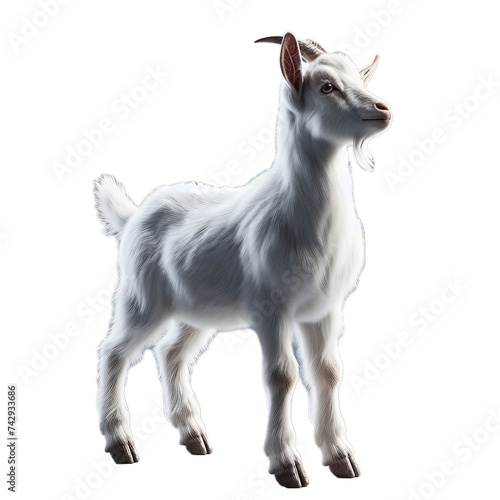 goat isolated on transparent background  png