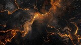 a deep space abstract background with dark, rich colors that are dominated by intricate veins of metallic foil that branch out and resemble cosmic rivers. 