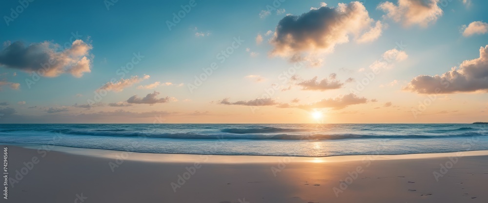 Sky Blue,Cloud Background,Horizon Spring Clear Sky in Morning by the beach Sky Blue,Cloud Background,Horizon Spring Clear Sky in Morning by the beach