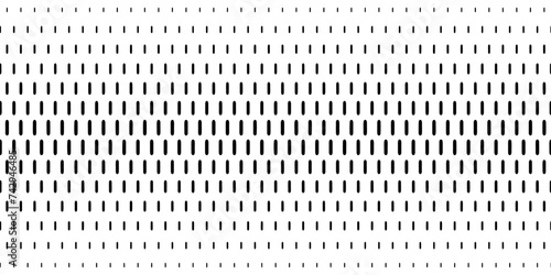 dashed line pattern with gradient effect. striped background with seamless texture. short lines with rounded corner. Horizontal offset. vector illustration