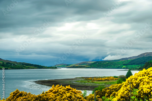 nature sceneries along the wester ross route, highlands Scotland photo