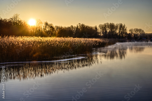 Sonnenaufgang am Prenzlauer Uckersee