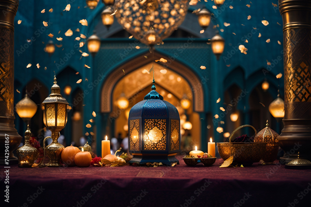 a greeting for the celebration of eid mubarak