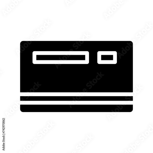 Card Chip Credit Glyph Icon