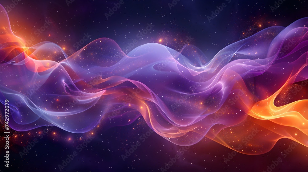 Abstract light waves background Abstract light waves background