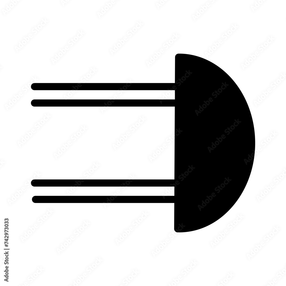 Alarm Bell Danger Glyph Icon Alarm Bell Danger Glyph Icon