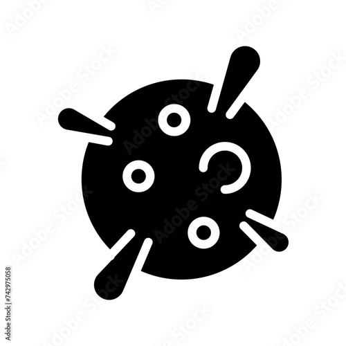 Bacteria Bug Virus Glyph Icon