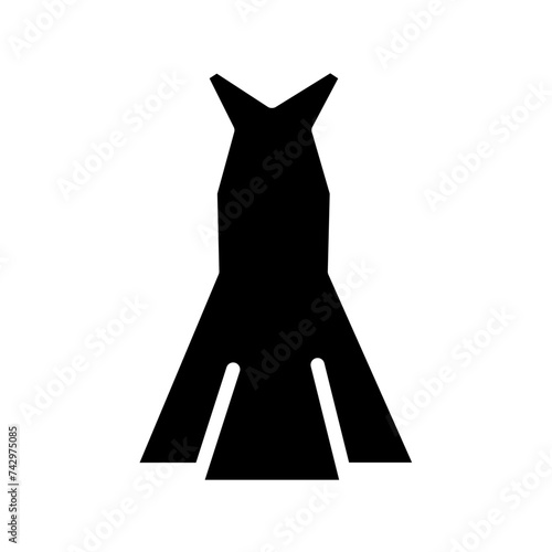 Bride Dress Gown Glyph Icon