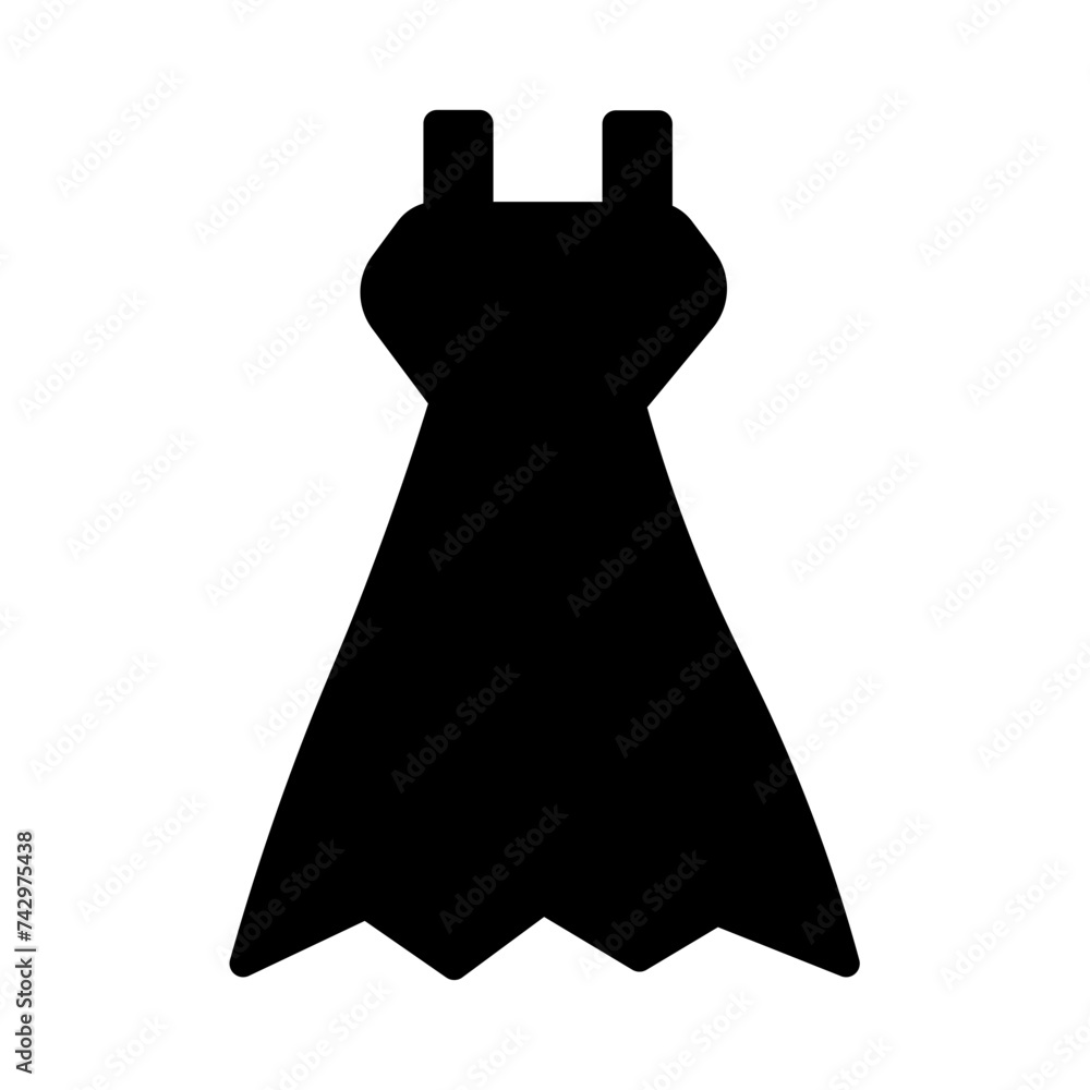 Cloths Dress Bride Glyph Icon