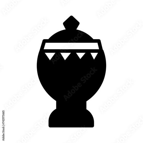 Ashes Dead Funeral Glyph Icon