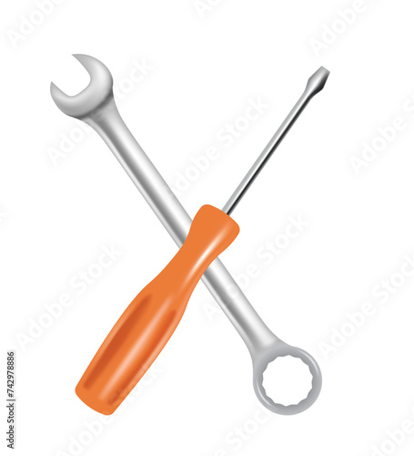 Tools setting icon. vector illustration