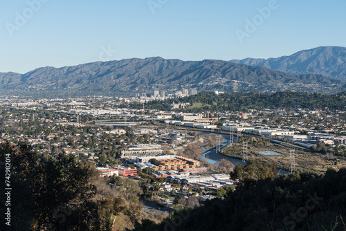 Hilltop view towards Glenda...