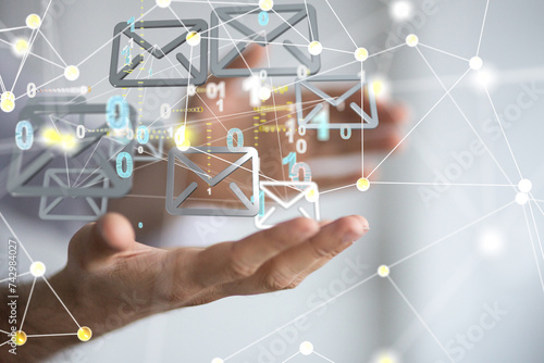 Mail Communication Connection message to mailing