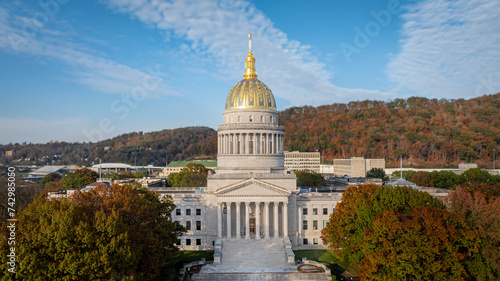 Autumnal Glow at WV State Capitol photo