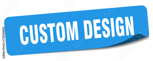 custom design sticker. custom design label