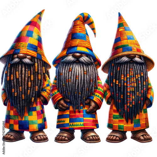  Black History Month and Juneteenth African gnome transparent background