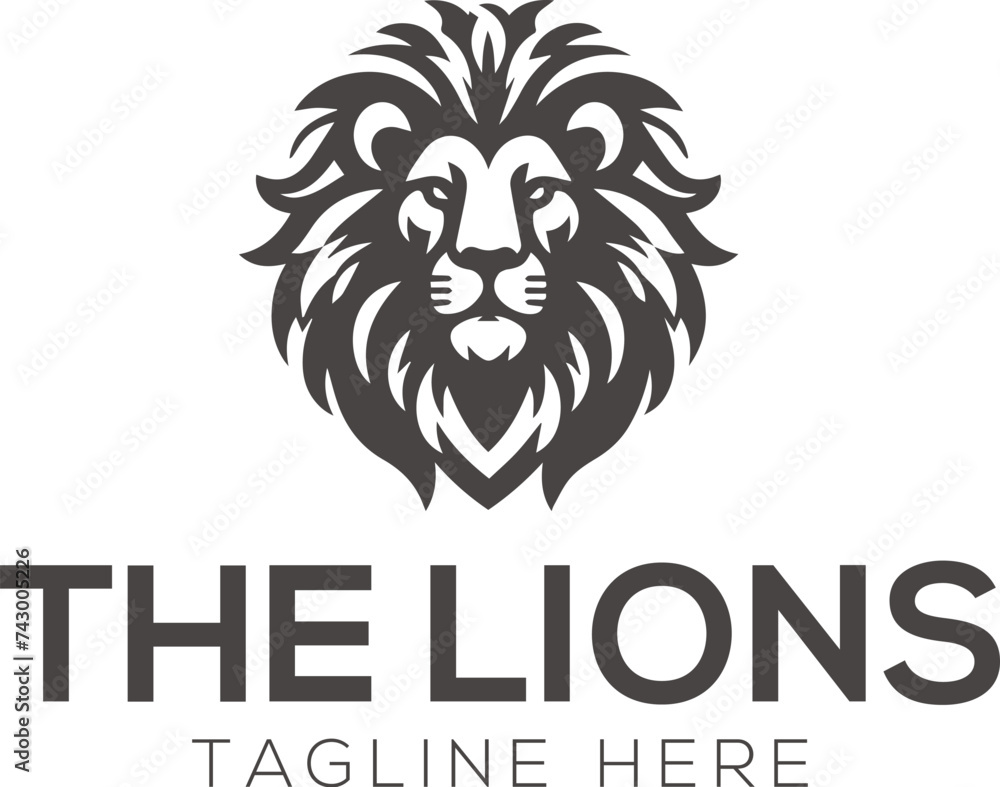 lion logo design vector template lion logo design vector template
