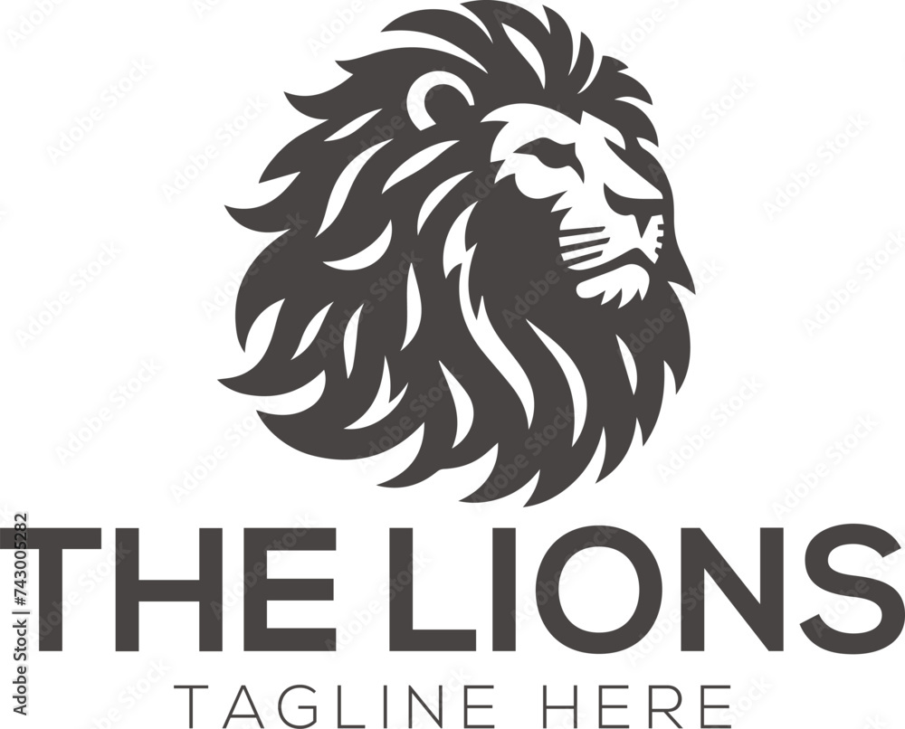 lion logo design vector template lion logo design vector template