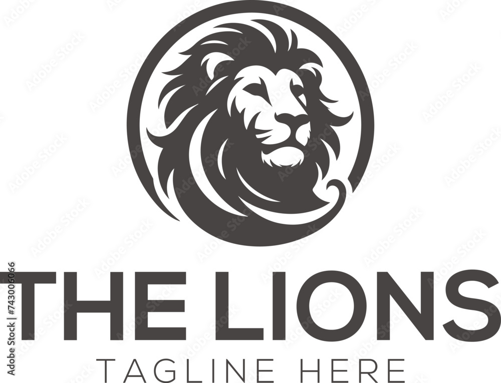 lion logo design vector template lion logo design vector template