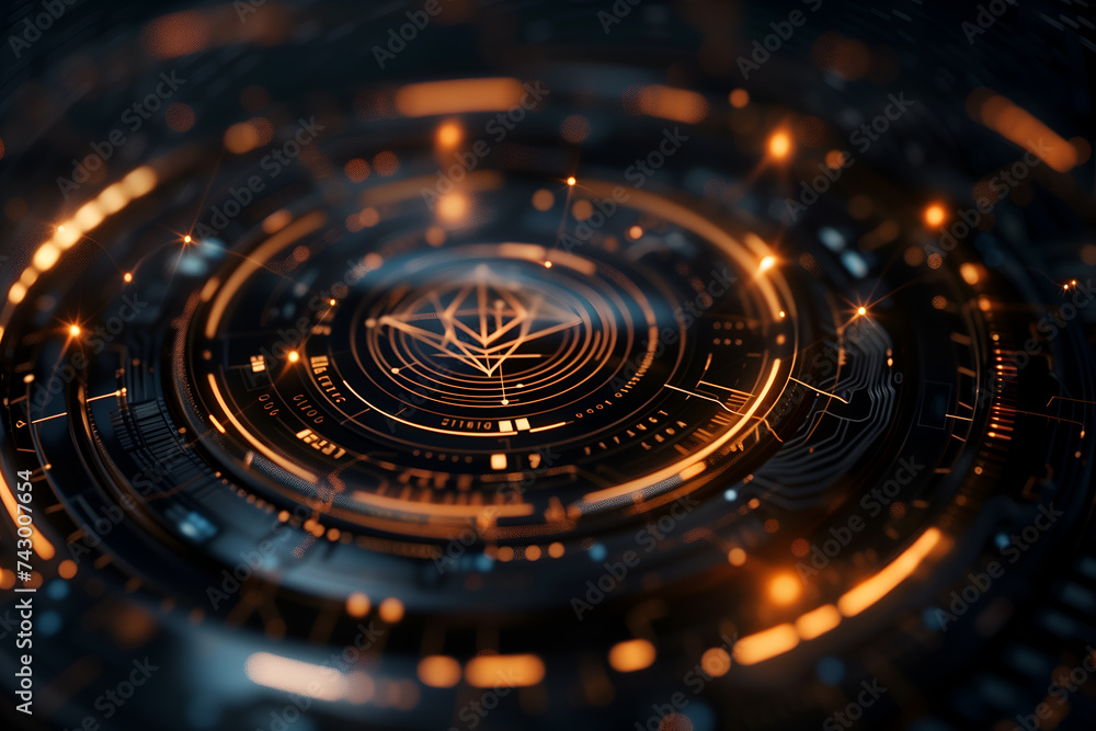 Abstract cryptocurrency blockchain background Abstract cryptocurrency blockchain background