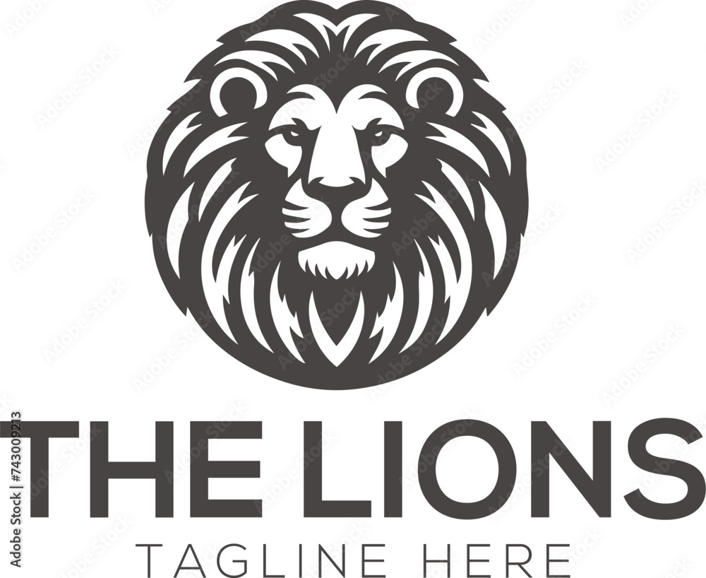 lion logo design vector template lion logo design vector template